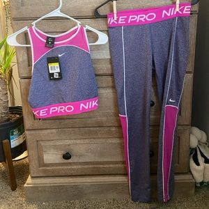 Nike work out set